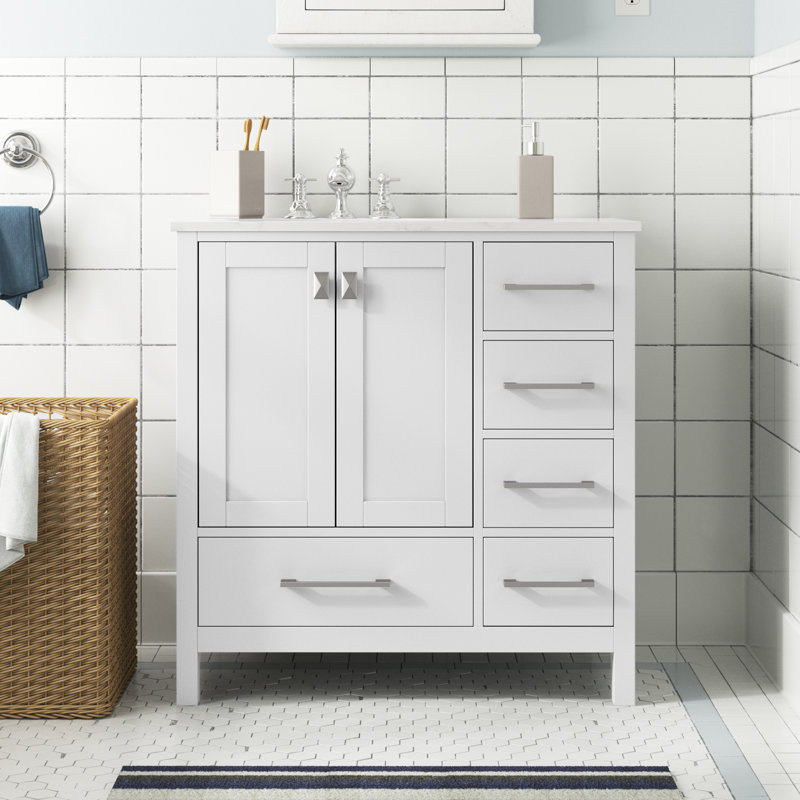 Andover Mills™ Broadview 32'' Single Bathroom Vanity with Engineered
